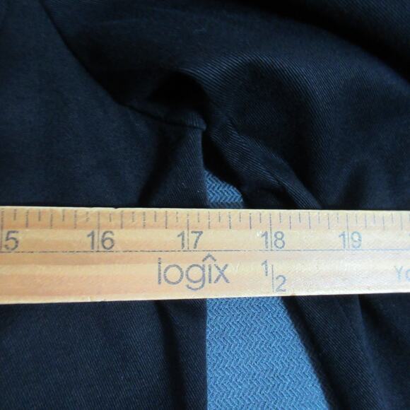 Kenneth Cole Jacket Womens Size 4 Black Pleated Military Fashion Blazer Modern - Picture 4 of 6